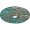 Ekena Millwork Norwich Ceiling Medallion (Canopies up to 4 1/2"), 18"OD x 3 1/2"ID x 1 3/8"P, Copper Green Patina CM18NOCGS - alternate 3
